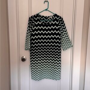 Chevron Patterned Dress